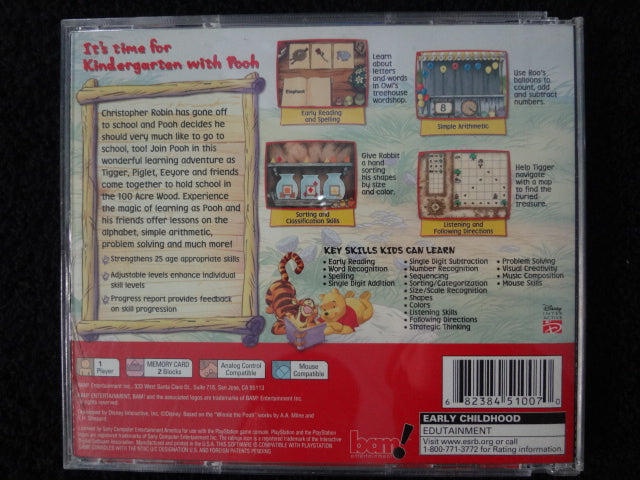 Disney Winnie The Pooh Kindergarten Sony PlayStation