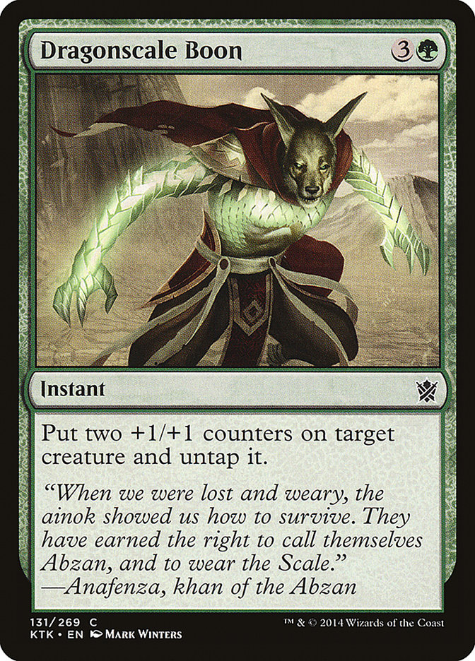 Dragonscale Boon - Magic The Gathering - Khans of Tarkir