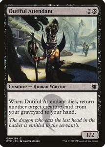 Dutiful Attendant - Magic The Gathering - Dragons of Tarkir