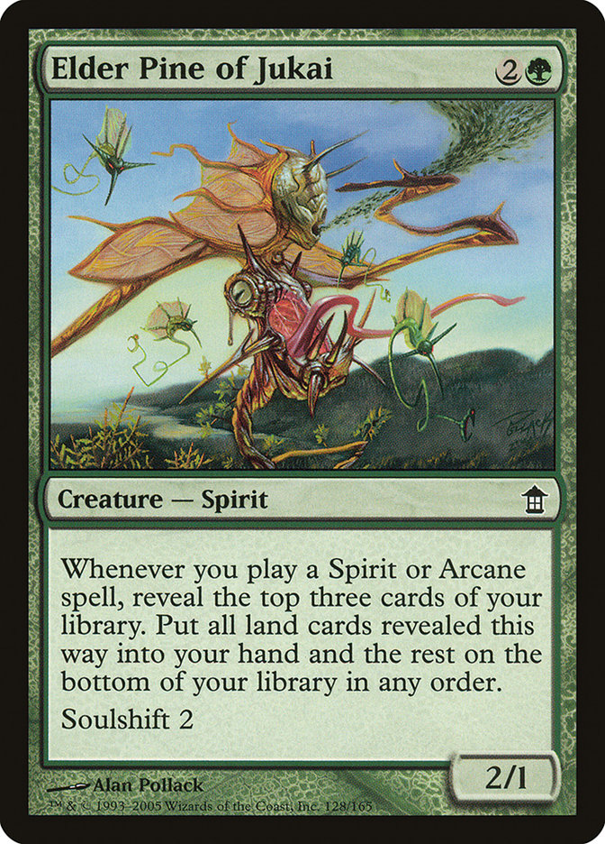 Elder Pine of Jukai - Magic The Gathering - Saviors of Kamigawa