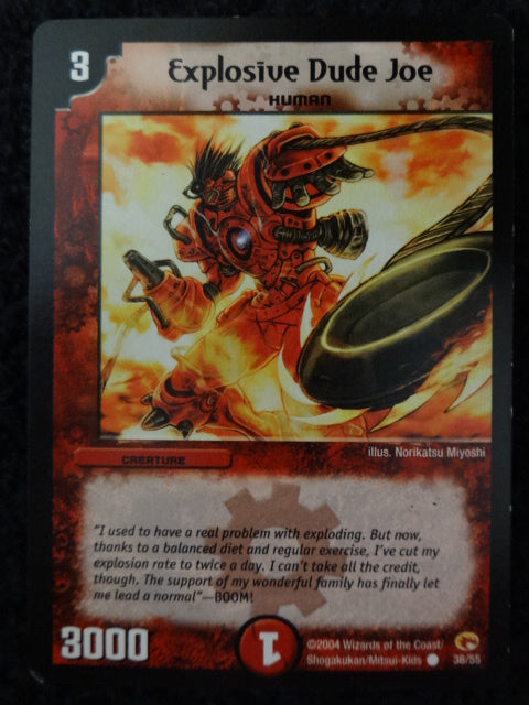 Explosive Dude Joe Duel Masters Trading Card