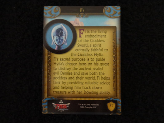 Fi Enterplay 2016 Legend Of Zelda Collectable Trading Card Number 57