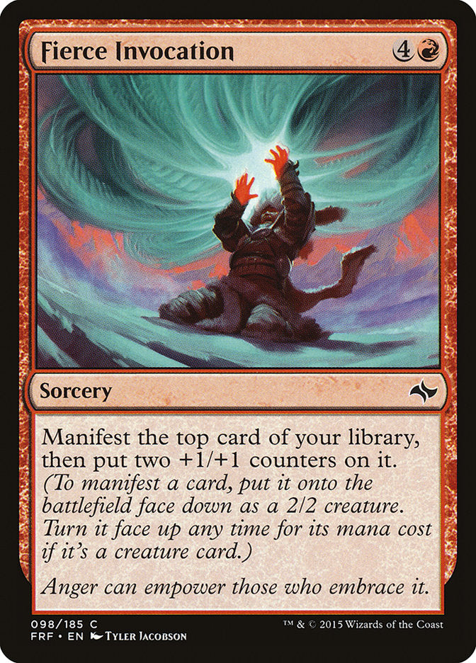 Fierce Invocation - Magic The Gathering - Fate Reforged