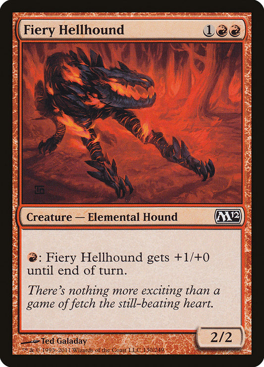 Fiery Hellhound - Magic The Gathering - Magic 2012 M12