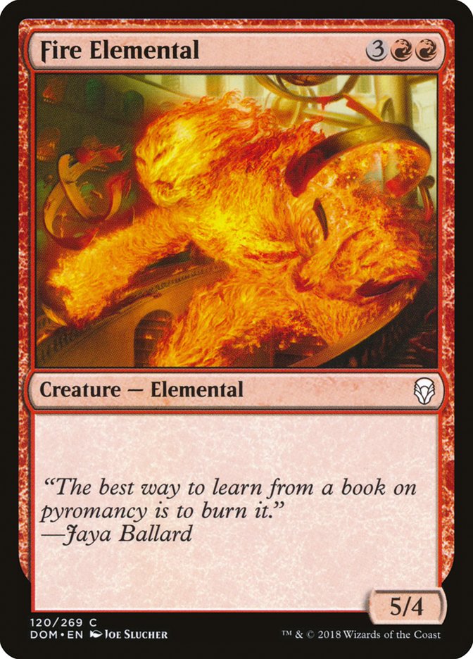 Fire Elemental - Magic The Gathering - Dominaria dom-120
