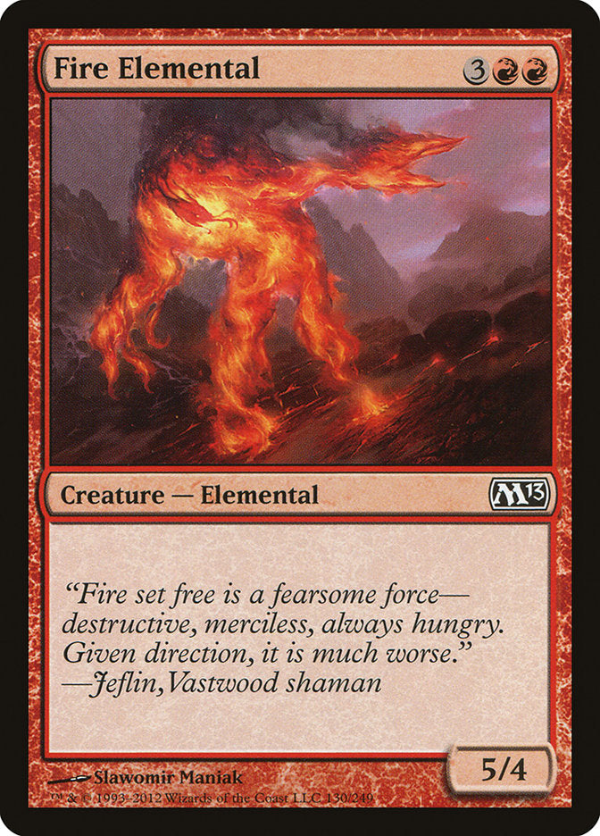 Fire Elemental - Magic The Gathering - Magic 2013 M13