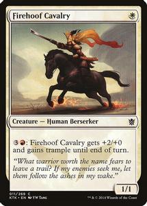 Firehoof Cavalry - Magic The Gathering - Khans of Tarkir