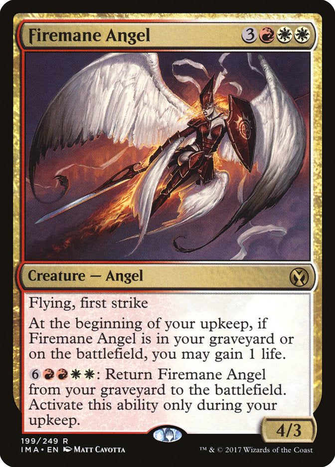Firemane Angel Magic The Gathering Iconic Masters ima-199