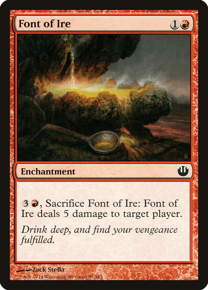 Font of Ire - Magic The Gathering - Journey Into Nyx