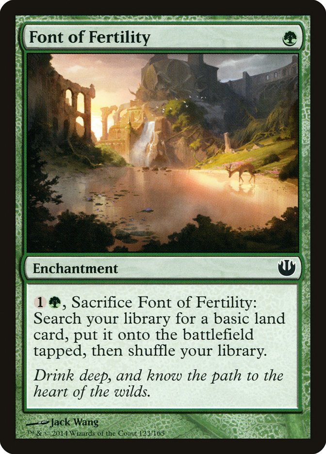 Font of Fertility - Magic The Gathering - Journey Into Nyx