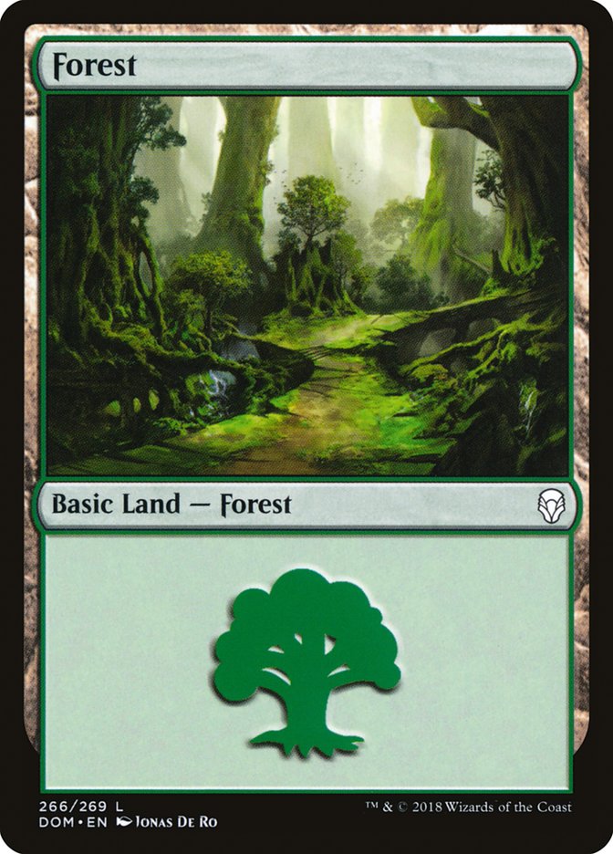 Forest - Magic The Gathering - Dominaria dom-266