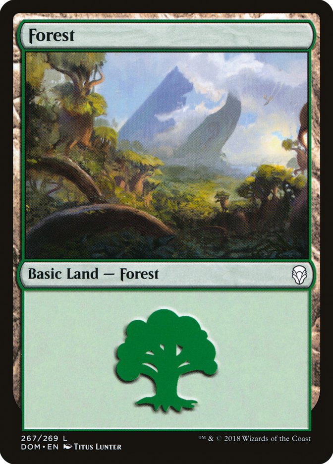Forest - Magic The Gathering - Dominaria dom-267