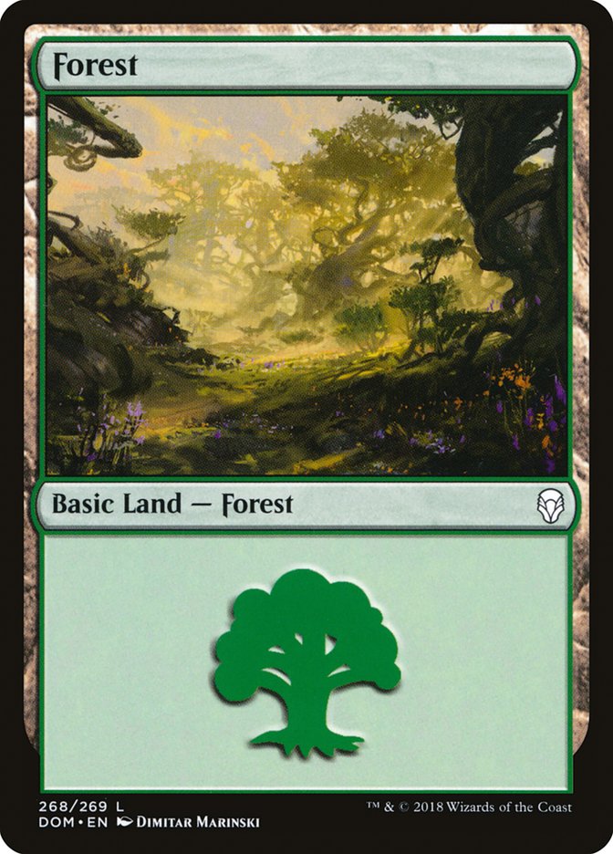 Forest - Magic The Gathering - Dominaria dom-268