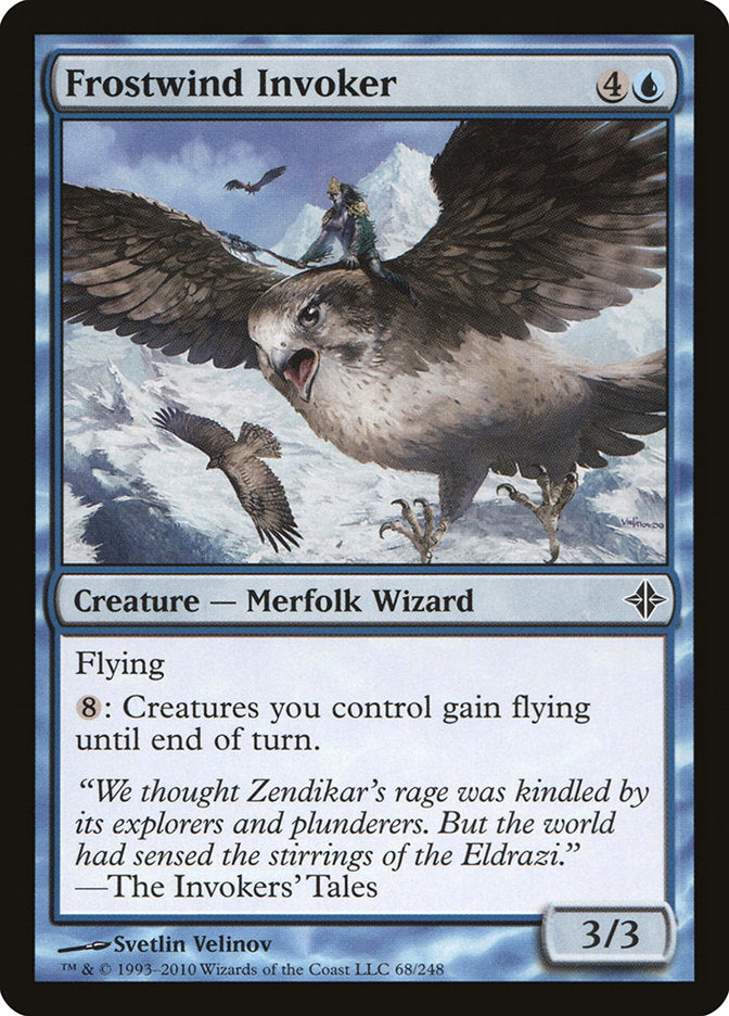 Frostwind Invoker Magic The Gathering Rise of the Eldrazi