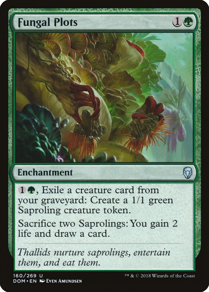 Fungal Plots - Magic The Gathering - Dominaria dom-160