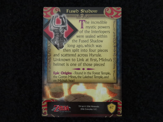 Fused Shadow Enterplay 2016 Legend Of Zelda Collectable Trading Card Number 47