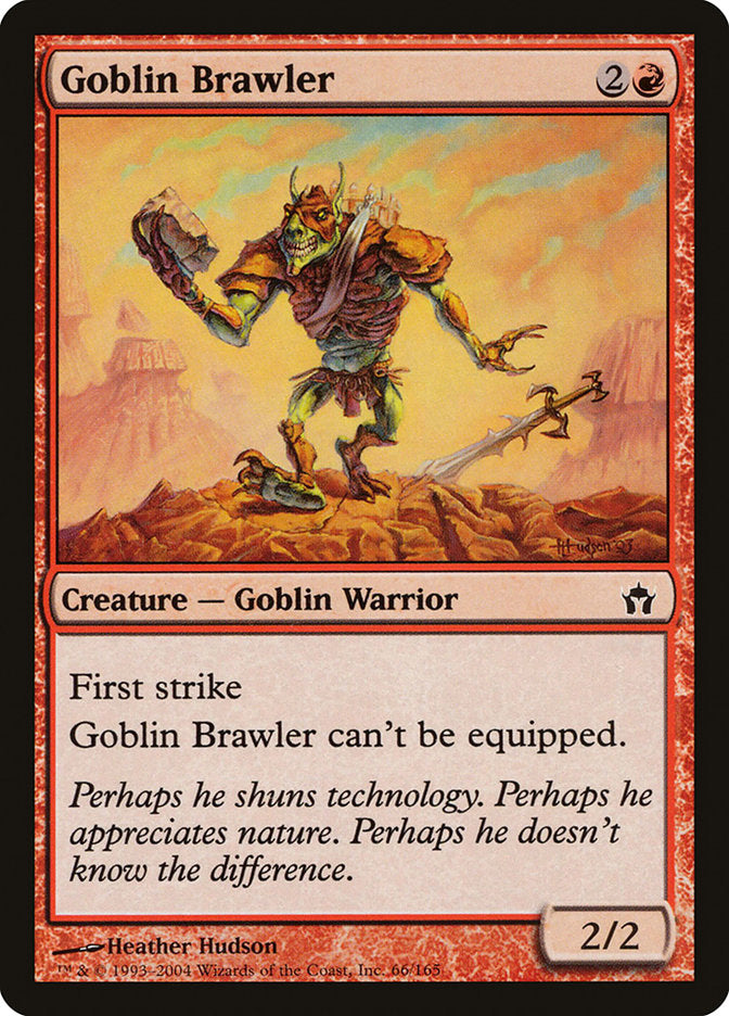 Goblin Brawler - Magic The Gathering - Fifth Dawn