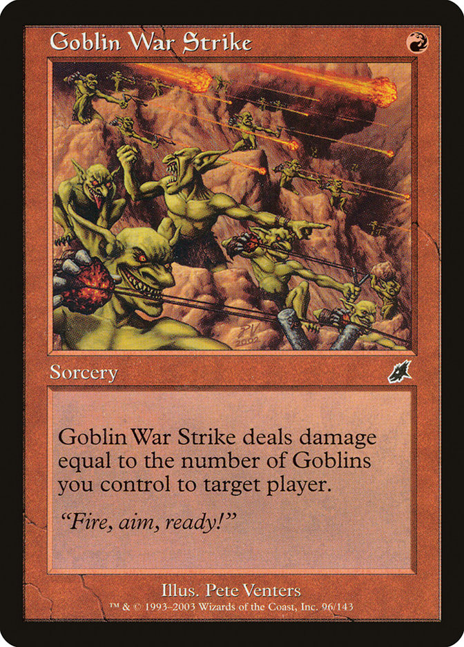 Goblin War Strike - Magic The Gathering - Scourge