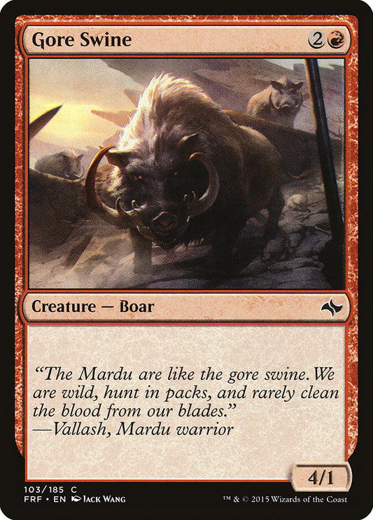 Gore Swine - Magic The Gathering - Fate Reforged