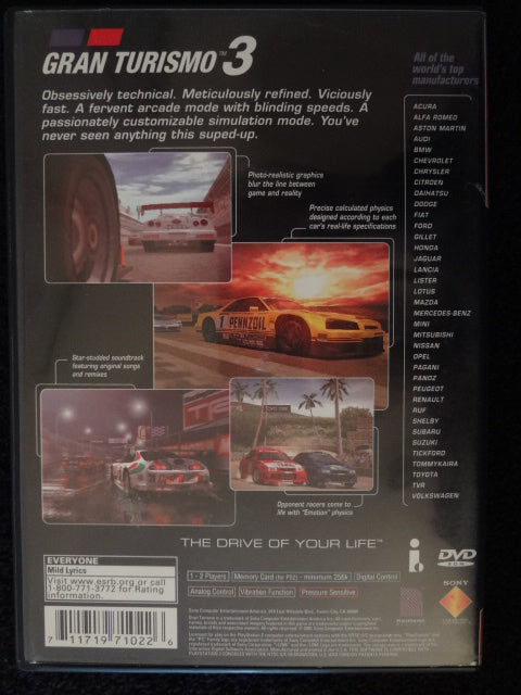 Gran Turismo 3 Sony PlayStation 2