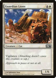 Guardian Lions - Magic The Gathering - Magic 2013 M13