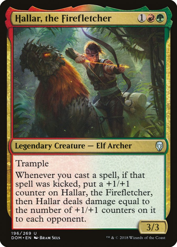 Hallar the Firefletcher - Magic The Gathering - Dominaria dom-196
