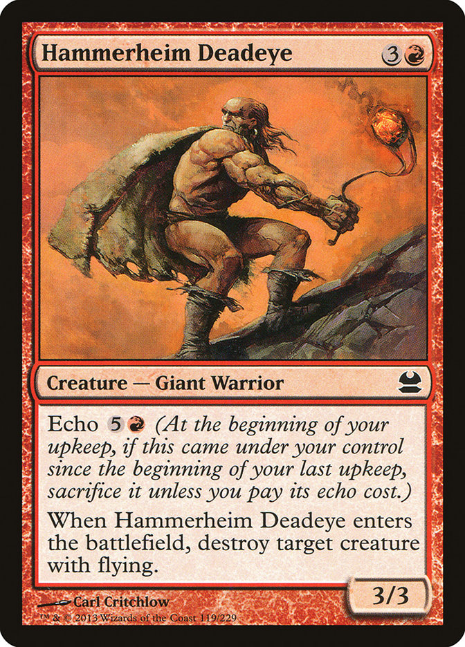 Hammerheim Deadeye Magic The Gathering Modern Masters