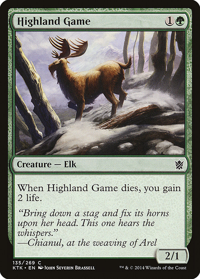Highland Game Magic The Gathering Khans of Tarkir
