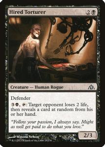 Hired Torturer - Magic The Gathering - Dragons Maze