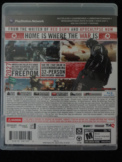 Homefront Sony PlayStation 3