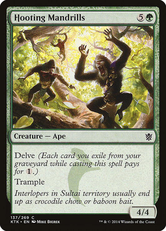 Hooting Mandrills - Magic The Gathering - Khans of Tarkir