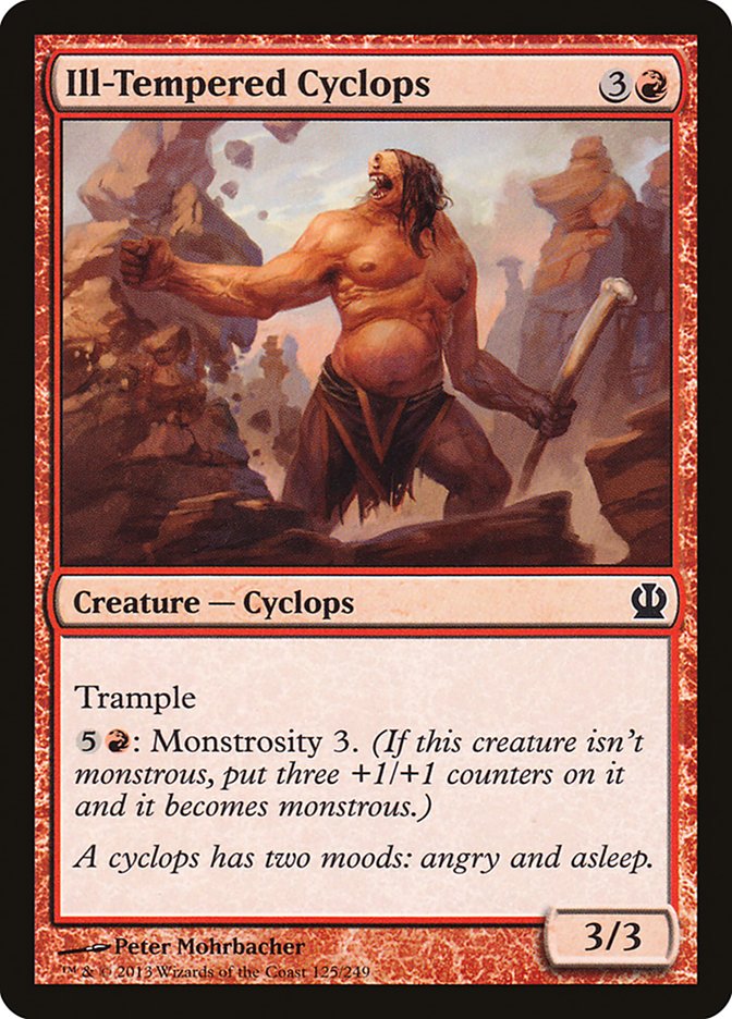 ILL-Tempered Cyclops - Magic The Gathering - Theros