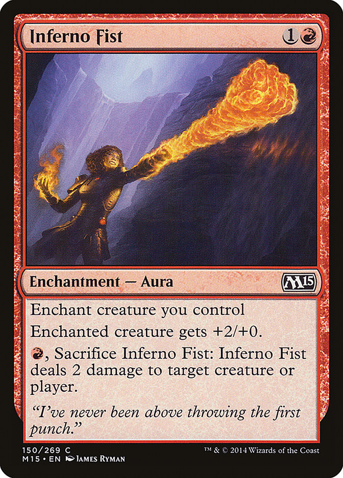 Inferno Fist Magic The Gathering Magic 2015 M15