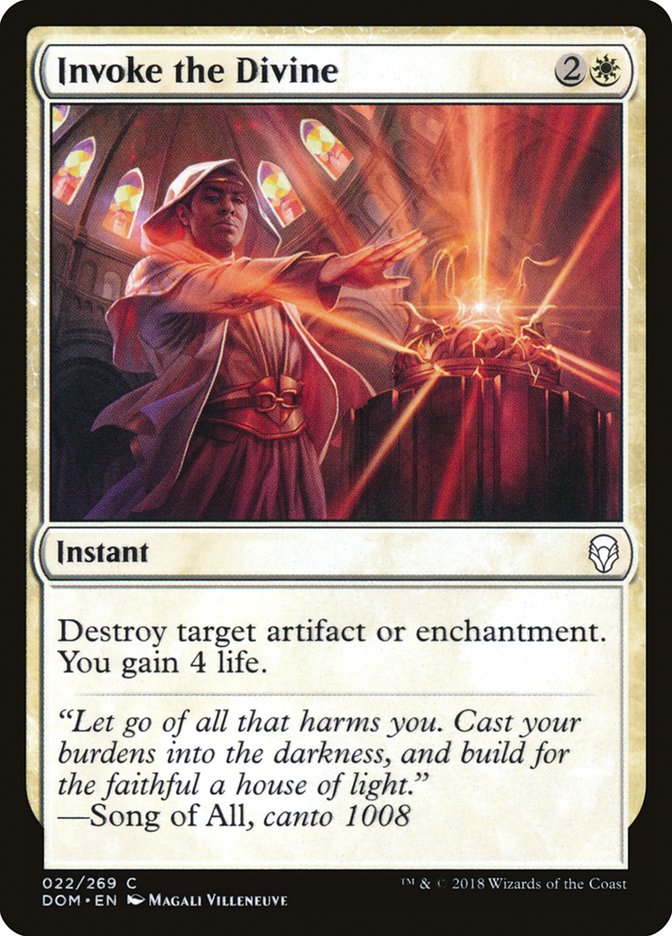 Invoke the Divine Magic The Gathering Dominaria DOM-22
