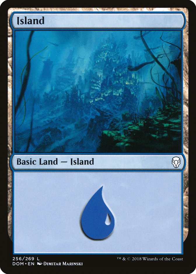 Island - Magic The Gathering - Dominaria Dom-256
