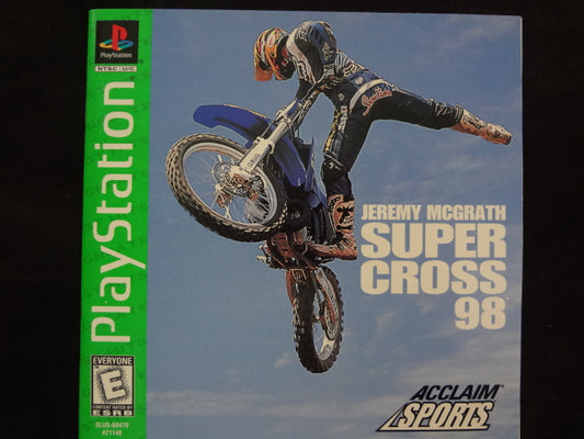 Jeremy McGarth Super Cross '98 PlayStation 1