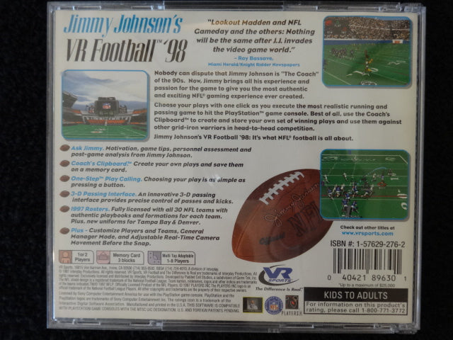 Jimmy Johnson's VR Football '98
