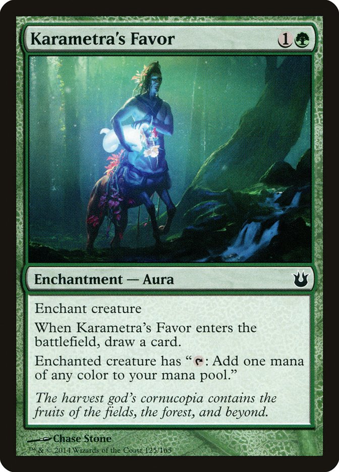 Karametra's Favor - Magic The Gathering - Born of the Gods