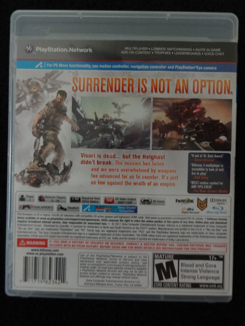 Killzone 3 Sony PlayStation 3