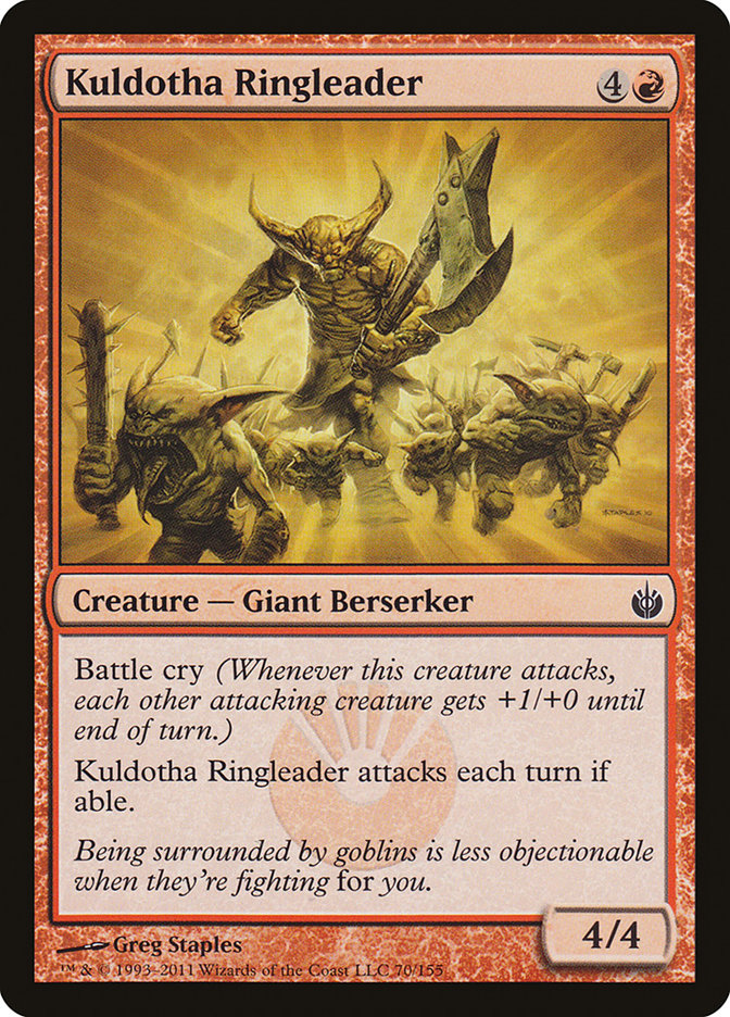 Kuldotha Ringleader Magic The Gathering Mirrodin Besieged