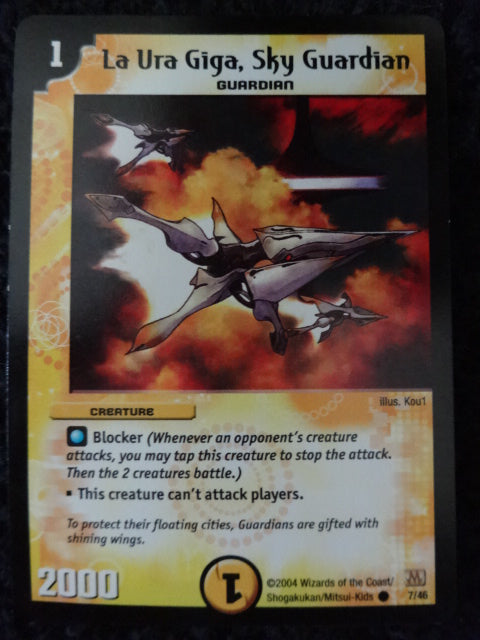 La Ura Giga Sky Guardian Duel Masters Trading Card