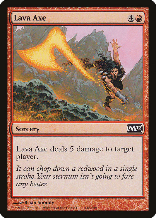 Lava Axe - Magic The Gathering - Magic 2012 M12