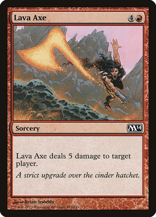 Lava Axe - Magic The Gathering - Magic 2014 M14