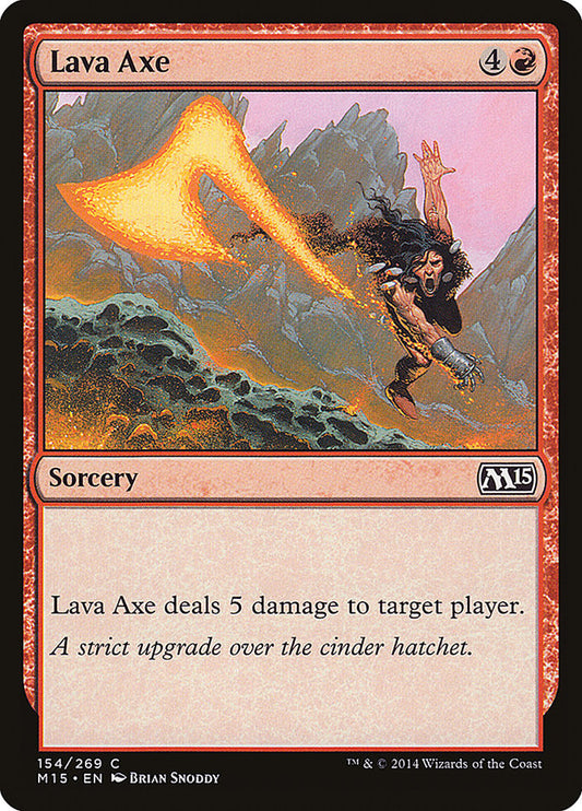 Lava Axe - Magic The Gathering - Magic 2015 M15