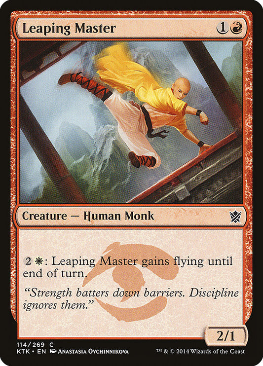 Leaping Master - Magic The Gathering - Khans of Tarkir