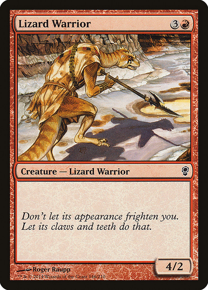 Lizard Warrior - Magic The Gathering - Conspiracy