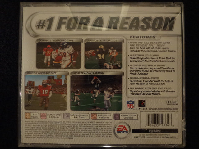 Madden 2002 Sony PlayStation