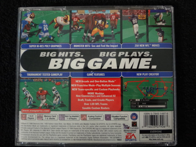 Madden '99 Sony PlayStation