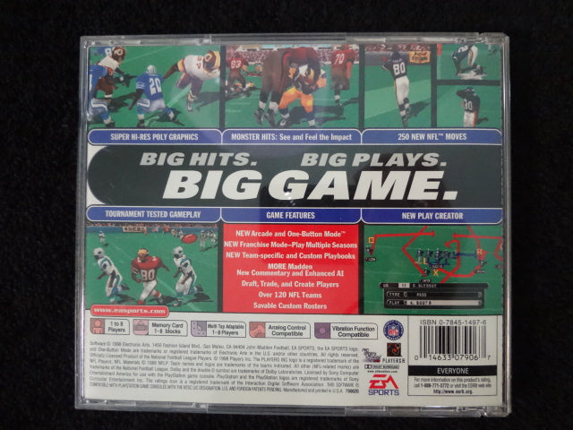 Madden '99 Sony PlayStation
