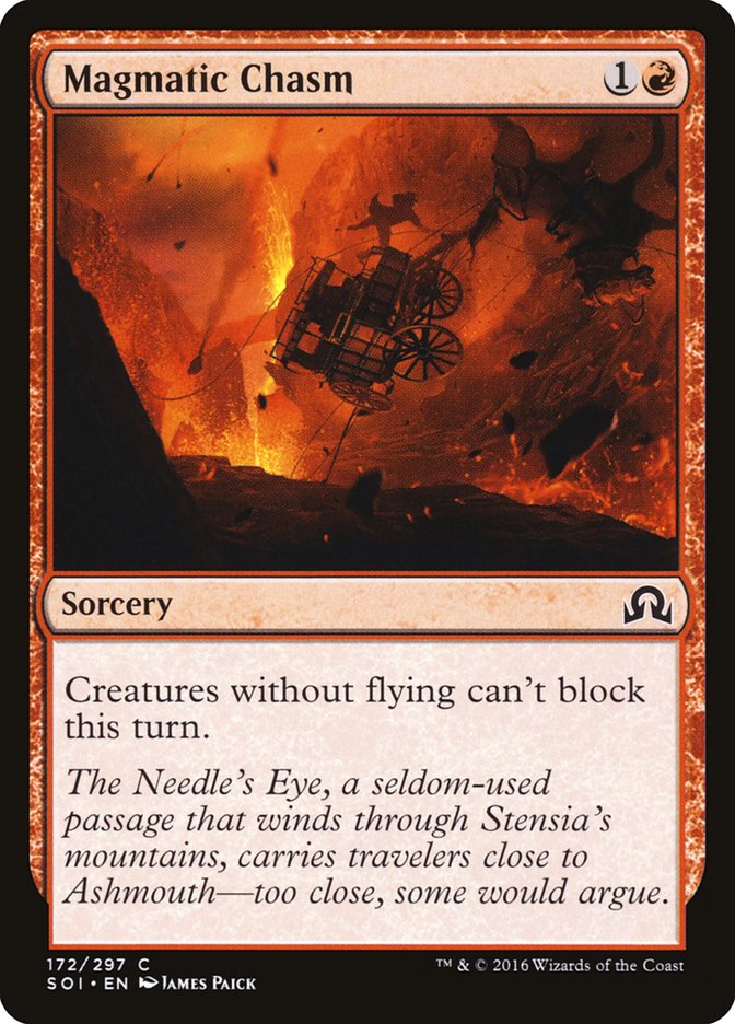 Magmatic Chasm - Magic The Gathering - Shadows over Innistrad